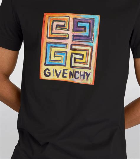 mens givenchy logo t-shirt|givenchy graphic crewneck t shirt.